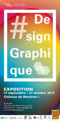 Affiche Exposition Design - Graphisme Pôle des métiers d'Art Nontron