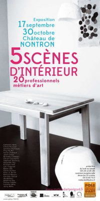 5 Scènes d’intérieur, 20 professionnels métiers d’art – exposition à Nontron, Dordogne