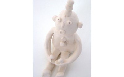 Sculpture en céramique « Terrien »